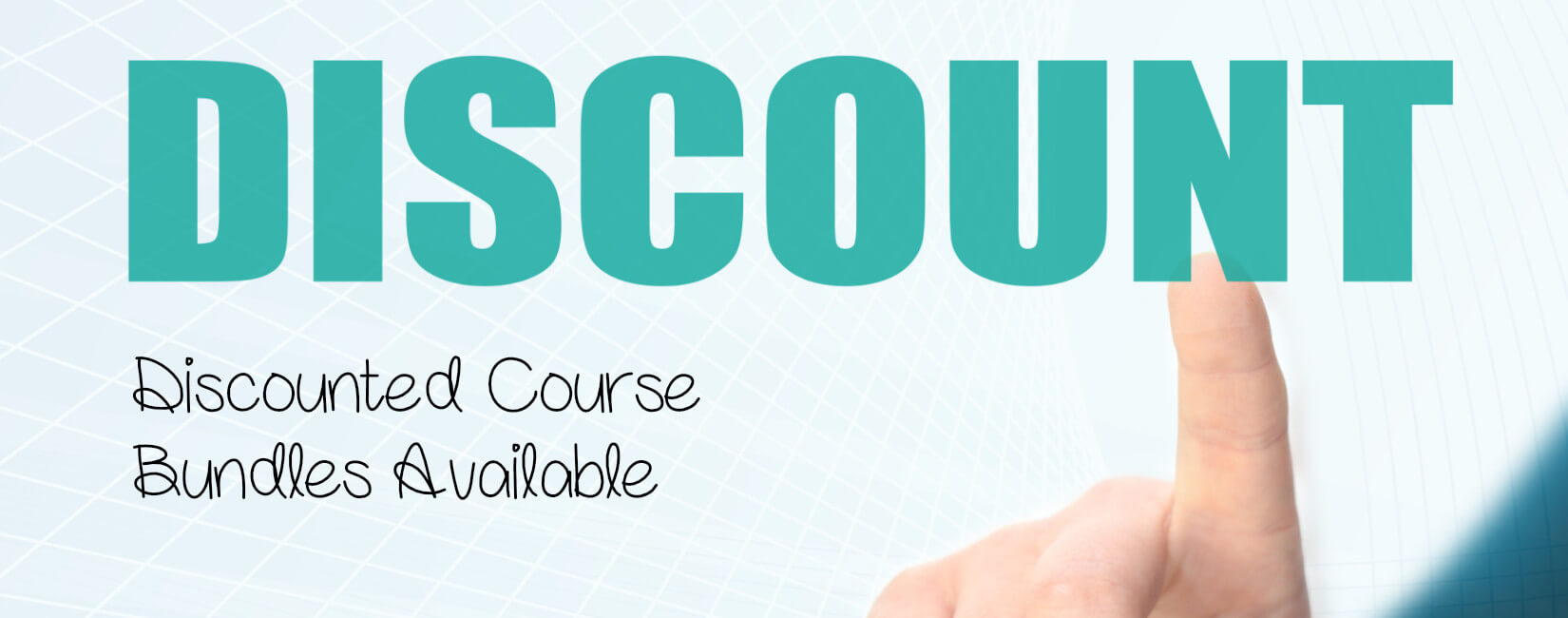 Discounted course bundles available Discounted course bundles available