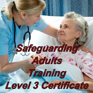Safeguarding Adults training, level 3 certification, suitable for NHS workers & staff