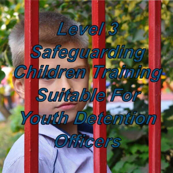 Level 3 safeguarding children training online, suitable for youth detention officers