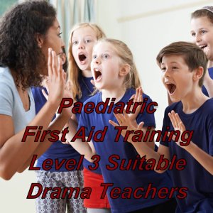 Paediatric first aid training online, suitable drama teachers