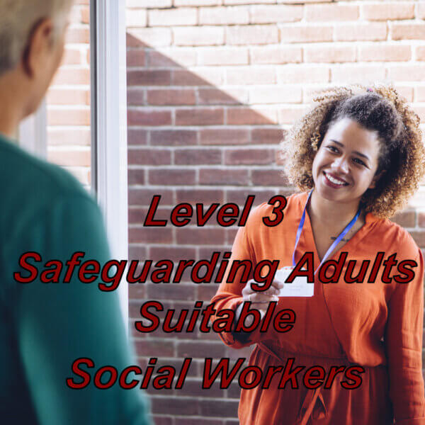 Level 3 safeguarding adults online training, suitable for social workers, CPD certified.